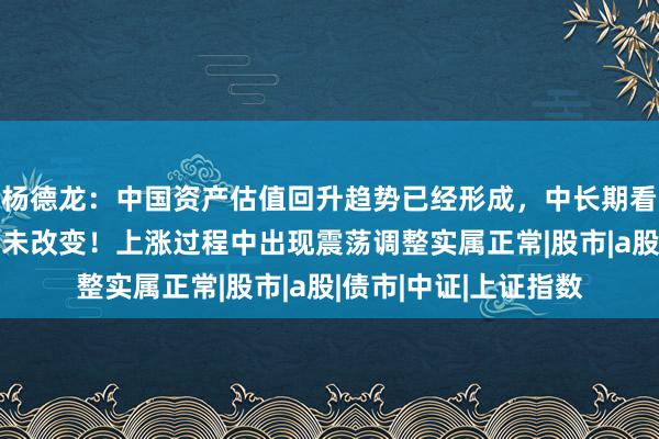 杨德龙：中国资产估值回升趋势已经形成，中长期看A股本轮行情趋势并未改变！上涨过程中出现震荡调整实属正常|股市|a股|债市|中证|上证指数