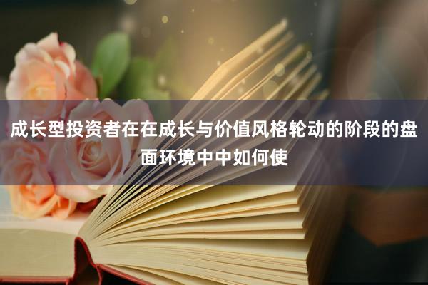 成长型投资者在在成长与价值风格轮动的阶段的盘面环境中中如何使
