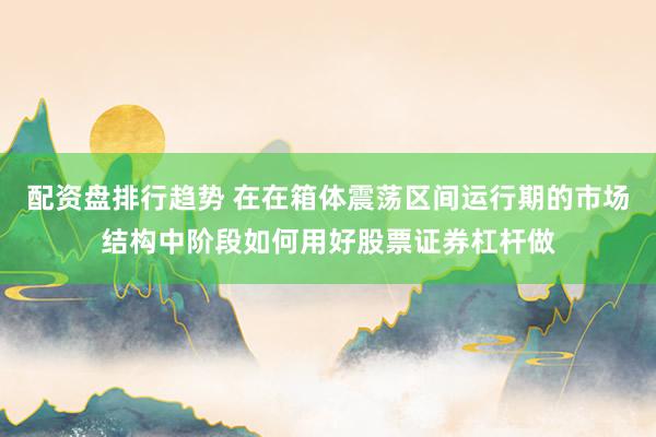 配资盘排行趋势 在在箱体震荡区间运行期的市场结构中阶段如何用好股票证券杠杆做